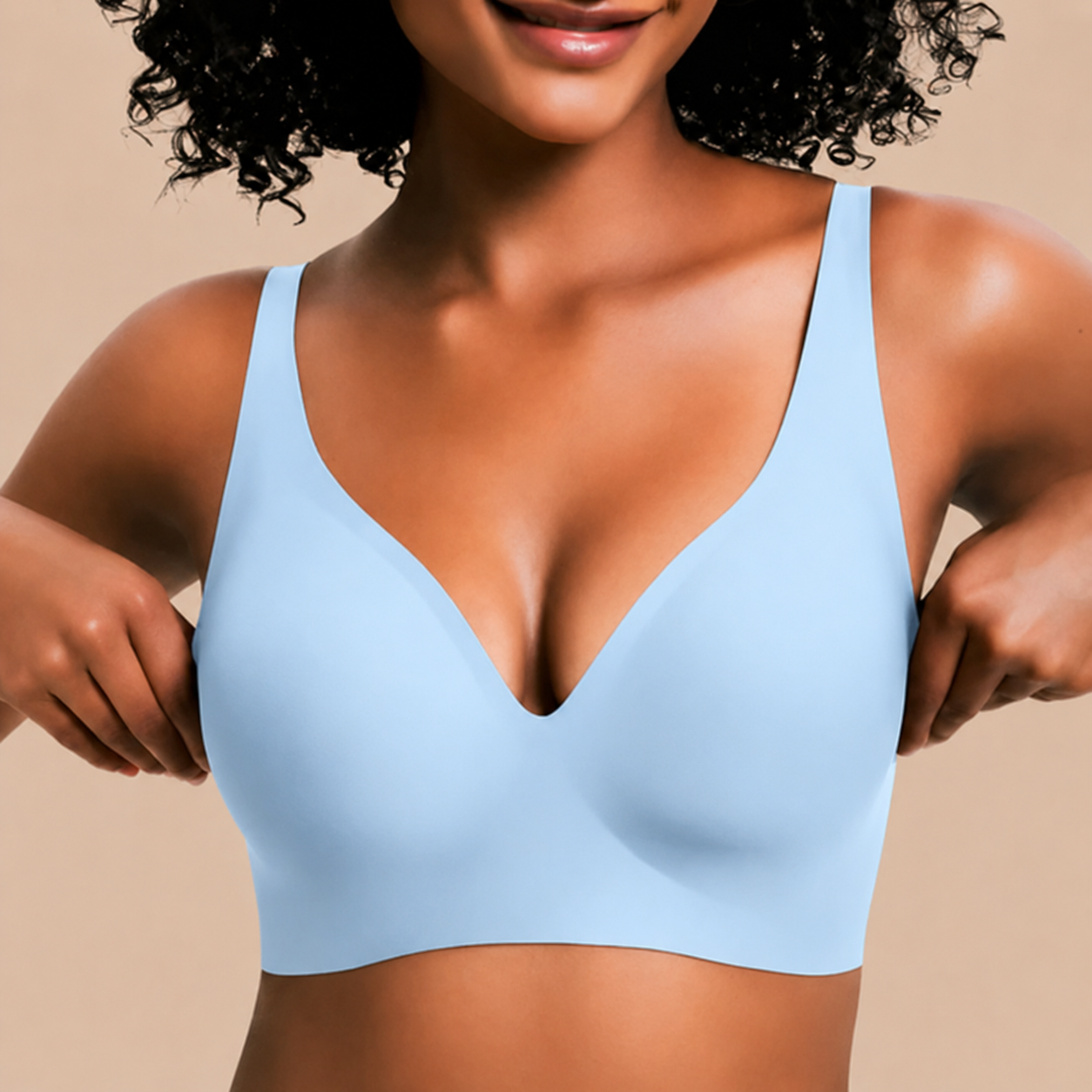 VRCOMFY Wireless Jelly Push Up Bra