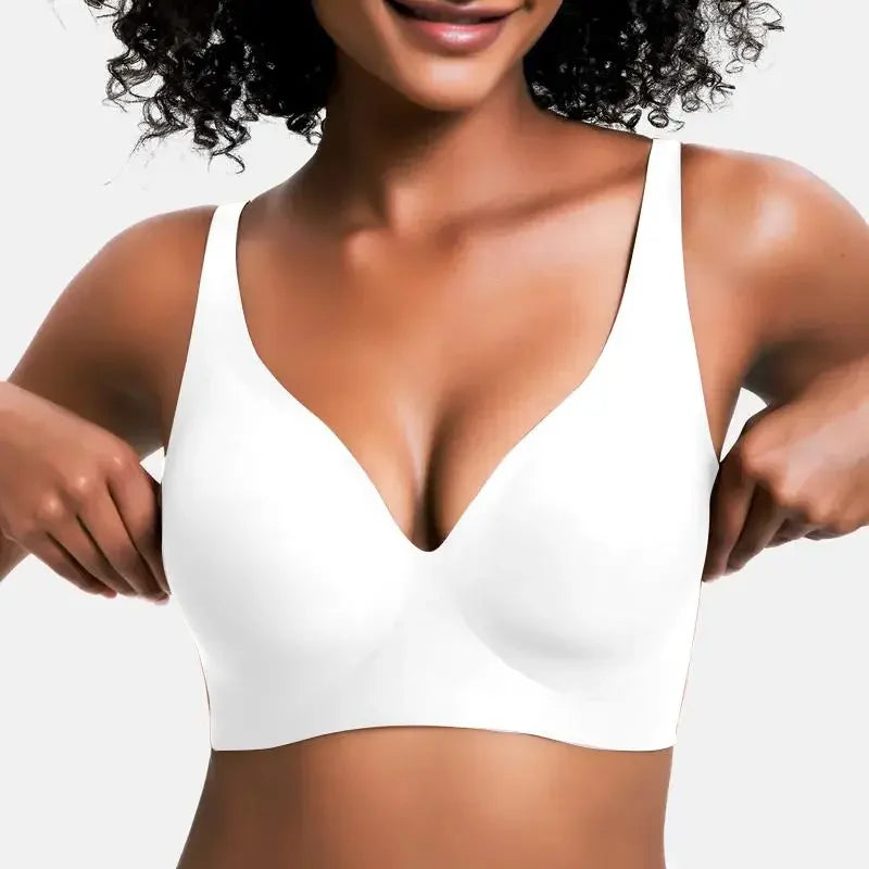 VRCOMFY Wireless Jelly Push Up Bra